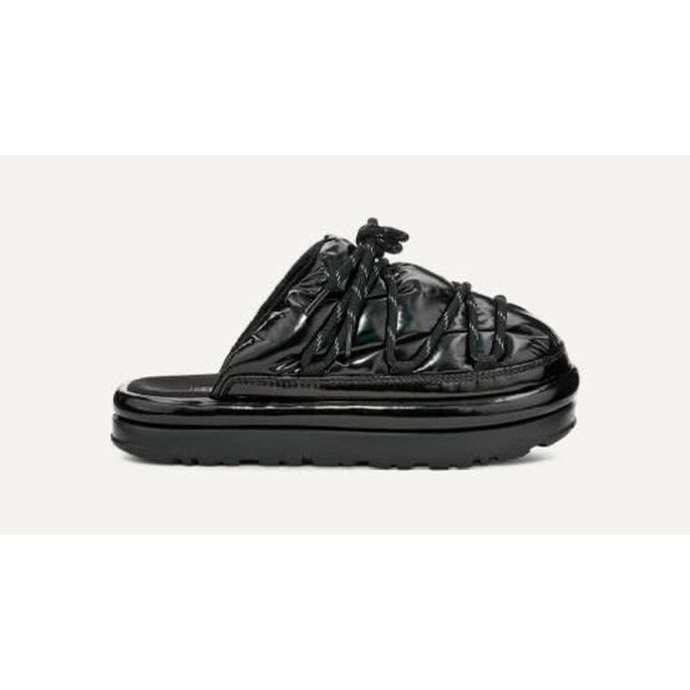 $150 UGG HI SHINE SPACESLIDE SLIDE BLACK 1149033 SIZE 5 WOMAN’S BRAND NEW